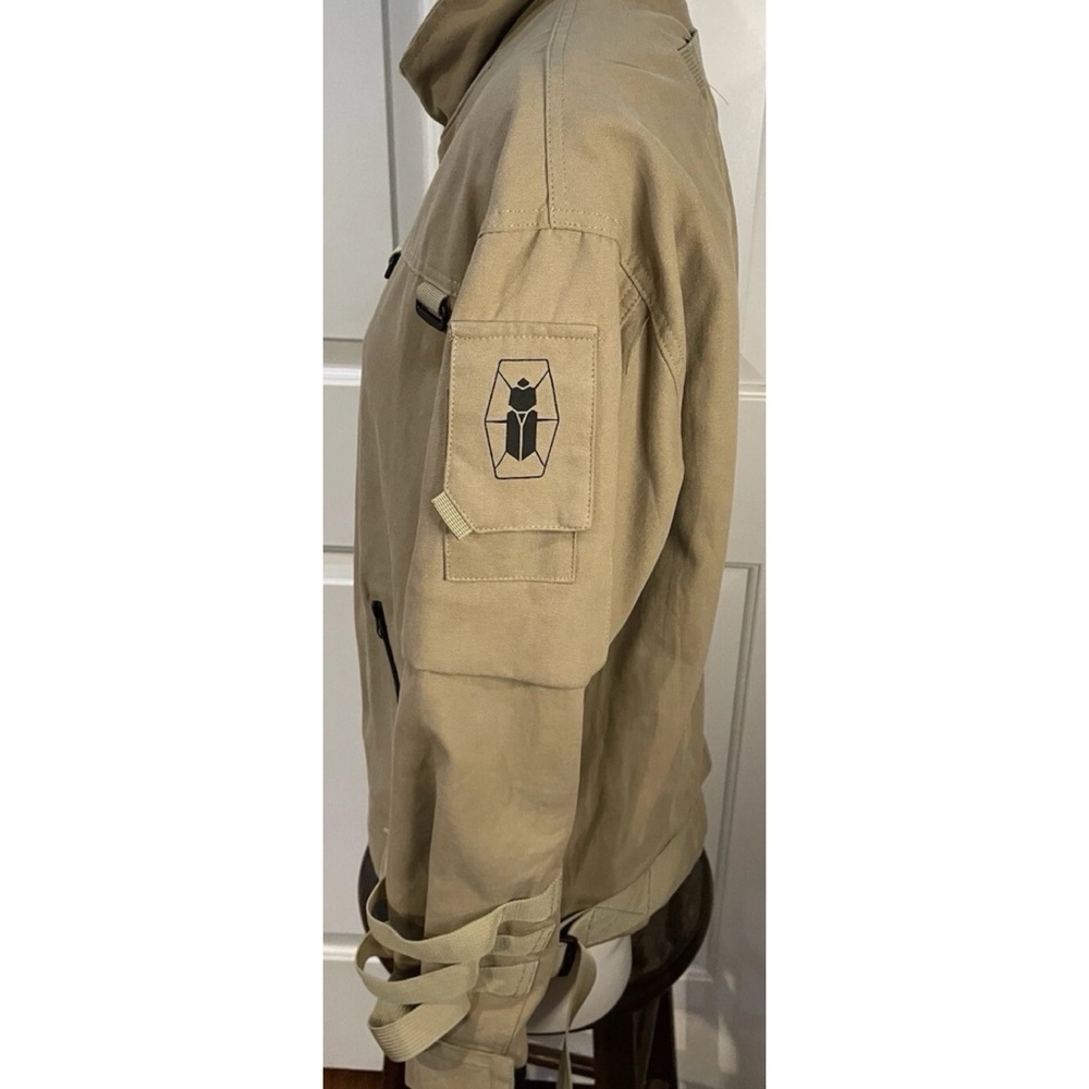 UNM Original Design Canvas Utility Jacket Mens Size Large Full Zip + Snap - Picture 7 of 9